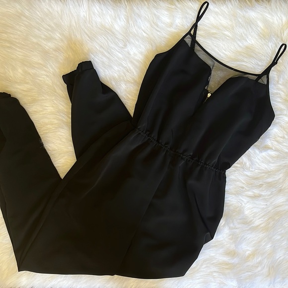 Arden B Pants - Black Jumpsuit